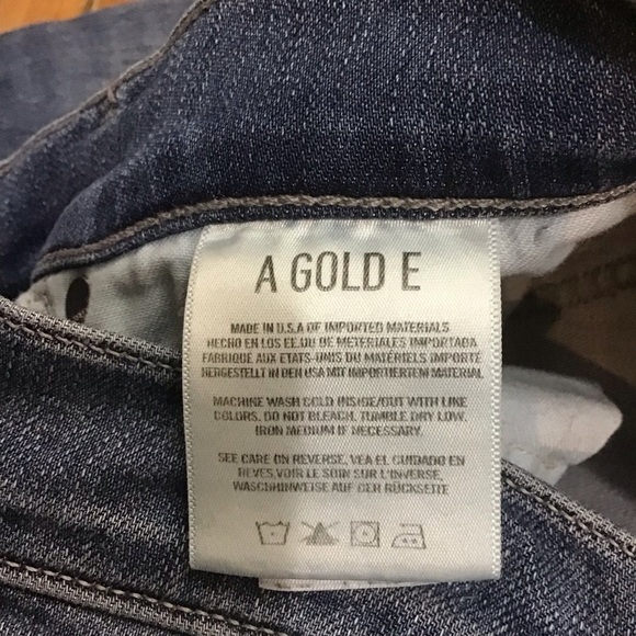 AGOLDE jeans premium denim high-rise ripped skinny stretch 26 distressed blue - Picture 8 of 15